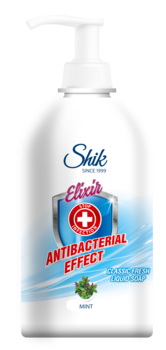Мыло жидкое Shik Elixir Antibacterial Effect Классическая свежесть, с дозатором, 500 г - Pampik