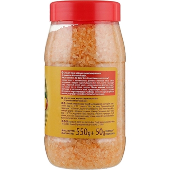 Сіль для ванни Dolce Vero Манговий мус 550 г (4820091143808) - Pampik - 2