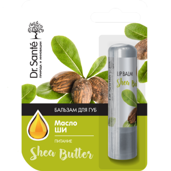 Бальзам для губ Dr. Sante с маслом ши, 3,6 г - Pampik