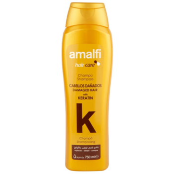 Шампунь Amalfi Keratin Damaged Hair для пошкодженого волосся, 750 мл - Pampik