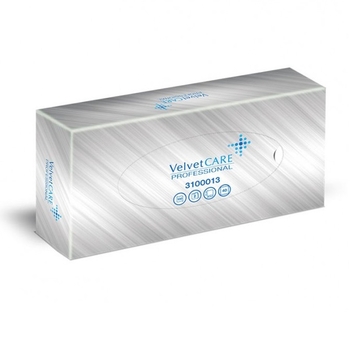 Серветки Velvet Care Comfort Box, двошарові, 100 шт. (3100013) - Pampik