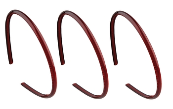 Обруч для волос Titania Basic, коричневый, 3 шт. (7971) - Pampik