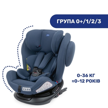 Автокресло Chicco Unico Plus, синий (79715.39) - Pampik - 2
