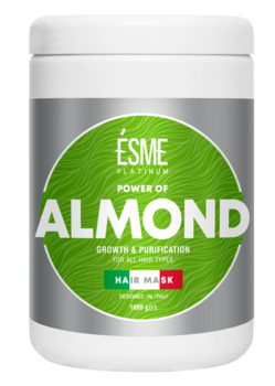Маска Esme Platinum Almond з мигдальним маслом, для всіх типів волосся, 1000 мл - Pampik