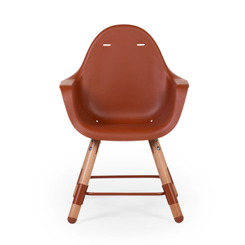 Стульчик для кормления Childhome Evolu 2 с бампером, коричневый (CHEVOCHRU) - Pampik - 17