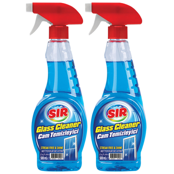 Набір спреїв Sir для очищення скляних поверхонь, 1 л (2 шт. по 500 мл) (152.SR.010.05-2) - Pampik