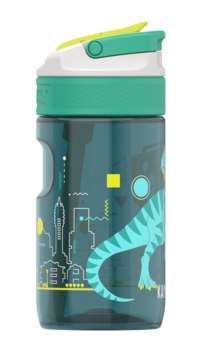 Поїльник Kambukka Lagoon Urban Dino 400 мл, темно-зелений (11-04017) - Pampik - 4