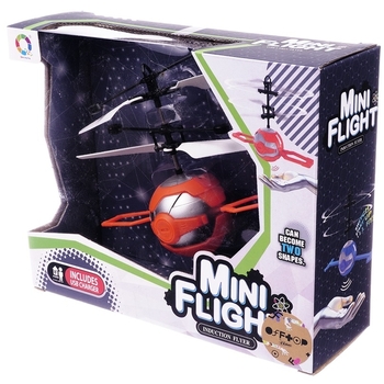 Інфрачервона індукційна літаюча іграшка Offtop Гелікоптер, червоний (860287) - Pampik