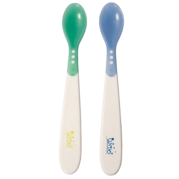 Термоложка Lindo, голубой и зеленый, 2 шт. (Pk 078 гол) - Pampik