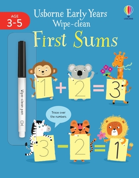 Early Years Wipe-Clean First Sums - Jessica Greenwell, англ. язык (9781474986700) - Pampik