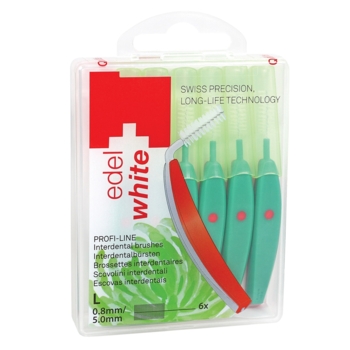 Щетка для межзубных промежутков Easy Flex L 0.8 мм 6 шт. - Pampik