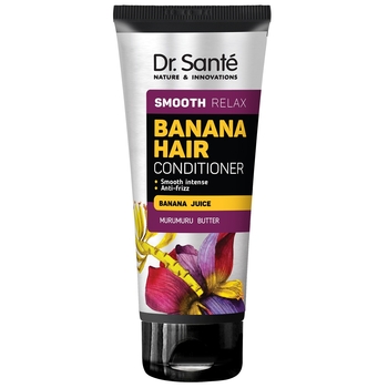 Бальзам для волос Dr. Sante Banana Hair smooth relax, 200 мл - Pampik