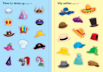 Little First Stickers Funny Hats - Jessica Greenwell, англ. мова (9781474986540) - Pampik - 2