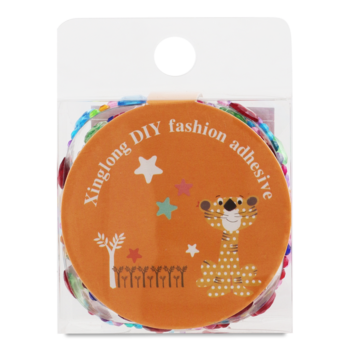 Скотч Канцелярський Xinglong Сердечки, 50см (853466) - Pampik