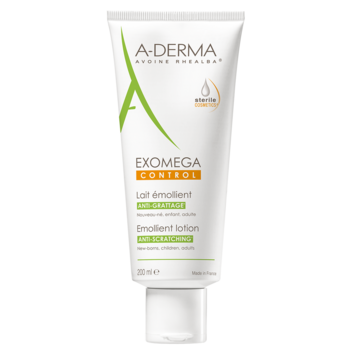 Молочко для тіла A-Derma Exomega Control, 200 мл (209248) - Pampik