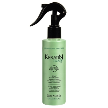Спрей Phytorelax Keratin Curly Anti-Frizz для кучерявого волосся, 200 мл (6028106) - Pampik