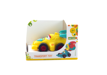 Машинка Baby Team інерційна, жовта (8620_машинка жовта) - Pampik - 5