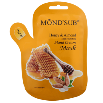 Маска для рук Mond`Sub Мед и миндаль питательная тканевая, шт (822584) - Pampik