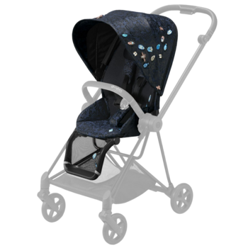 Комплект текстилю Cybex Mios Jewels of nature dark blue темно-синій (521000037) - Pampik