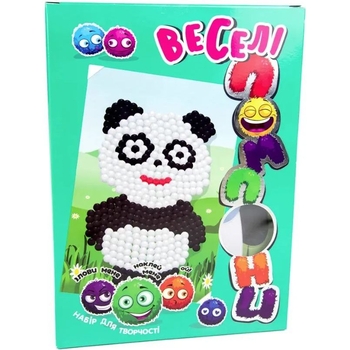 Набор для творчества Strateg Веселые помпоны Панда (30990) - Pampik