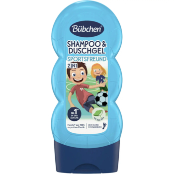 Шампунь для волосся та тіла Bubchen Юний спортсмен, 230 мл - Pampik