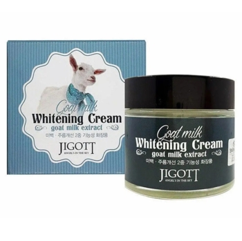 Крем для обличчя Jigott з екстрактом козячого молока, 70 мл - Pampik