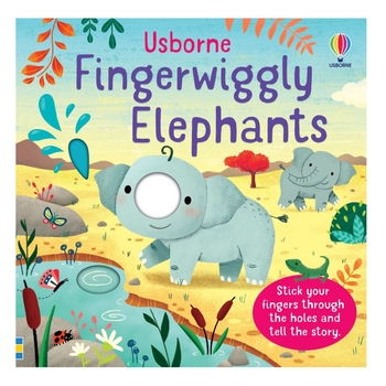 Fingerwiggly Elephants - Felicity Brooks, анг. мова (9781474986793) - Pampik