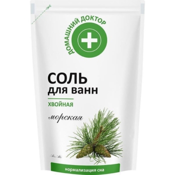 Соль для ванн Домашний Доктор хвойная 500 г - Pampik
