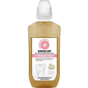 Еліксир для ополіскування порожнини рота Домашній Доктор Ромашковий, 300 мл - Pampik