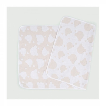 Рушник дитячий Irya Bear, 120х70 см, бежевий (svt-2000022257374) - Pampik - 3