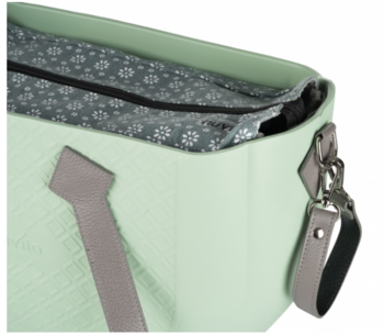 Сумка для коляски Nuvita MyMia, шкіра, м'ятний (NV8801M/02F/23G/13G/33G) - Pampik - 4