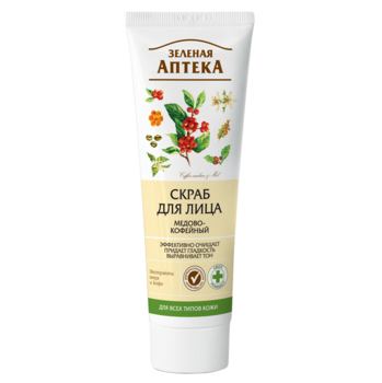 Скраб для обличчя Зелена Аптека, 75 мл - Pampik