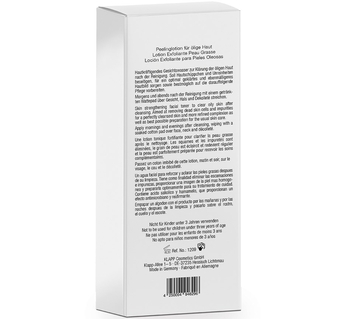 Ексфоліатор Klapp Clean & Active Exfoliator Oily Skin для жирної шкіри обличчя, 250 мл - Pampik - 3
