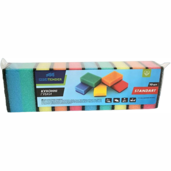 Губки кухонные Mega Tender Standard, 10 шт. - Pampik