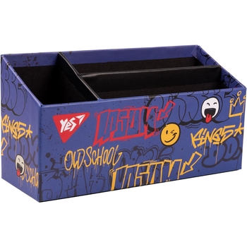 Настільний органайзер у наборі Yes Melt Smile, картон, 4 предмети, різнобарвний (450131) - Pampik - 3