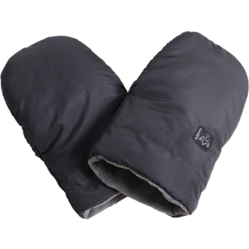 Перчатки-муфта Kaiser Ben, из теплого флиса, черные (6575425) - Pampik