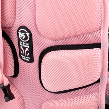 Рюкзак Yes S-72 Butterfly, серый с розовым (554631) - Pampik - 5