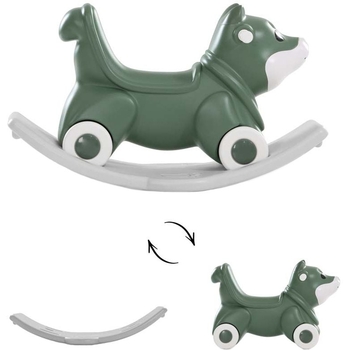 Качель-каталка Hauck 1st Rocker Fox Green, зеленая (80500-2) - Pampik