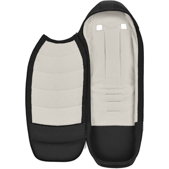Чехол для ног Cybex Platinum Footmuff Sepia Black, черный (523000713) - Pampik - 3