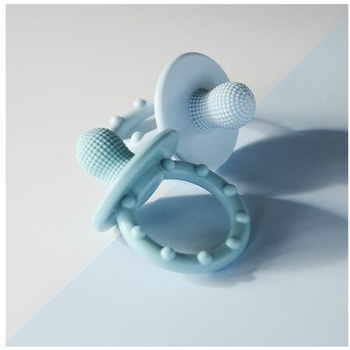 Пустушка силіконова MinikOiOi Basics Gumy Mineral Blue (101220003) - Pampik - 2