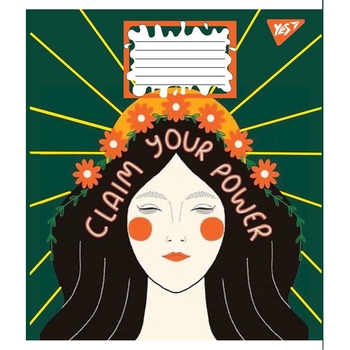 Зошит загальний Yes Magic Girl, А5, в клітинку, 24 аркуша (766637) - Pampik