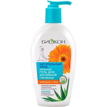 Ніжний гель для інтимної гігієни Біокон Календула + алое 200 мл - Pampik