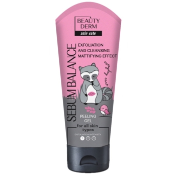 Пілінг-скатка для обличчя Beauty Derm Sebum Balance, 75 мл - Pampik