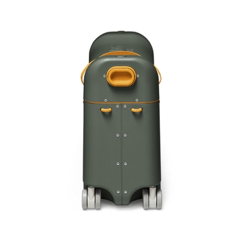 Валіза-ліжечко для подорожей Stokke JetKids Bedbox Golden Olive, темно-зелена (534507) - Pampik - 3