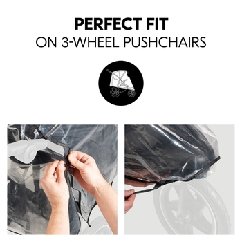 Дождевик Hauck Pushchair Raincover 3W (55078-6) - Pampik - 9