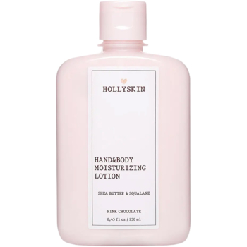 Пом'якшувальний зволожувальний лосьйон для рук та тіла Hollyskin Pink Chocolate, з маслом ши та скваланом, 250 мл - Pampik
