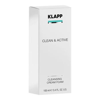 Крем пінка Klapp Clean & Active Cleansing Cream Foam 100 мл - Pampik - 2