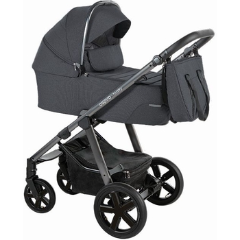 Універсальна коляска 2 в 1 Espiro Husky XL 2022 207, сріблясто-сіра (205088) - Pampik - 3