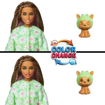 Кукла Barbie Cutie Reveal Великолепное комбо Щенок в костюме лягушки (HRK24) - Pampik - 5