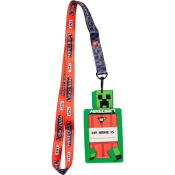 Бейдж на ленте Yes Minecraft, вертикальный, зеленый (940302) - Pampik